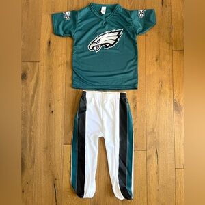 New Eagles NFL Kids Football Jersey and Pants set - Franklin - Boys Girls Small